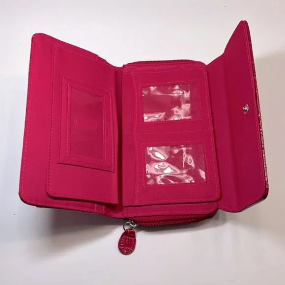 Hot Pink Wallet - Picture 2 of 5
